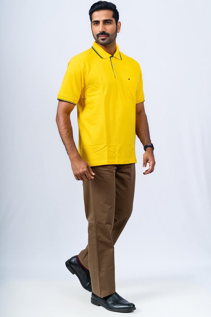 Mens Yellow T Shirt