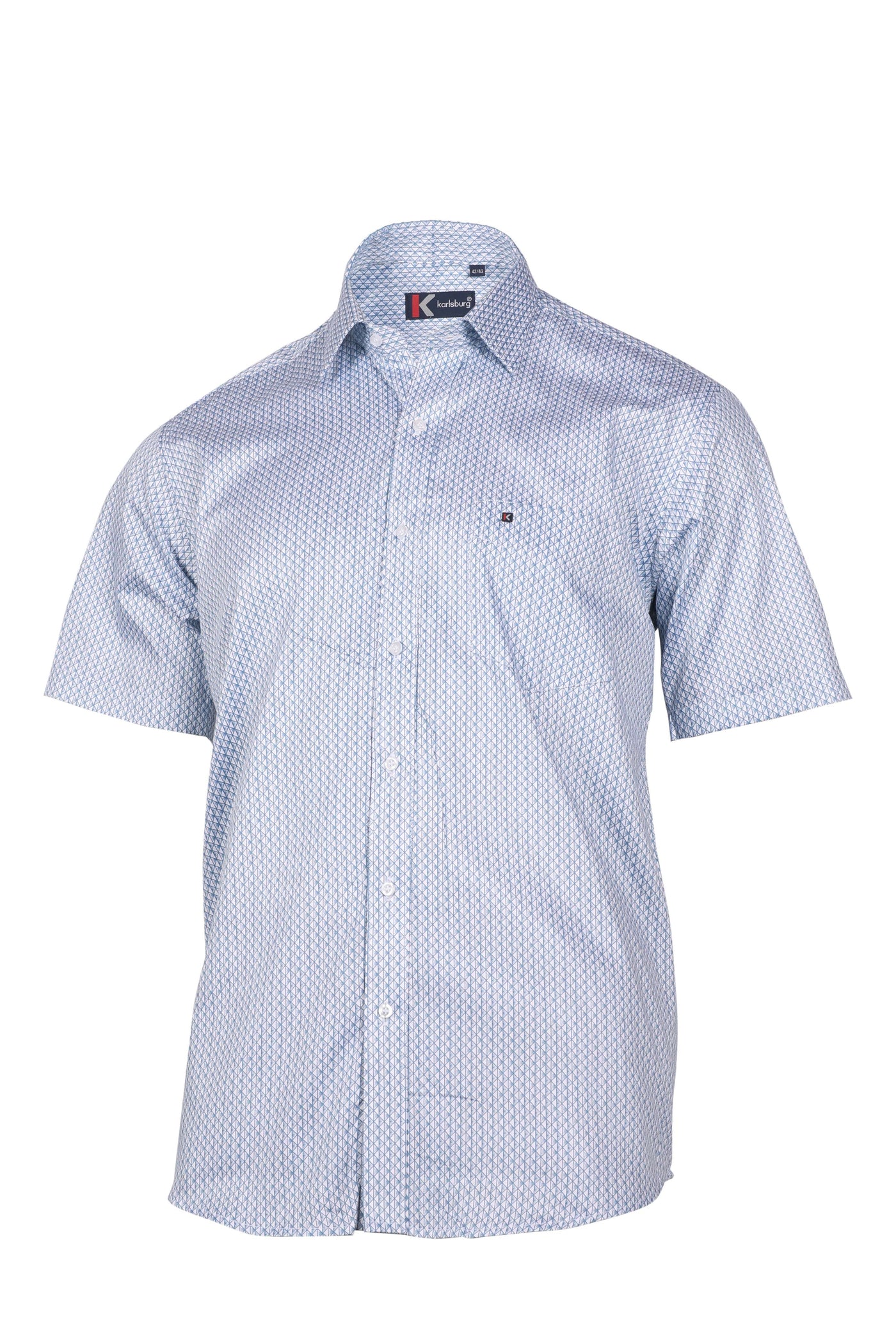 Azure Grid Regular Fit Shirt
