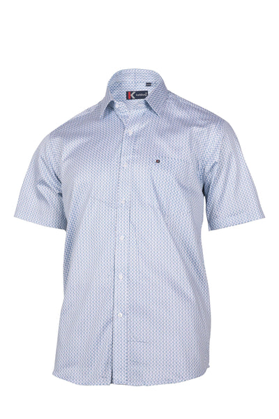 Azure Grid Regular Fit Shirt