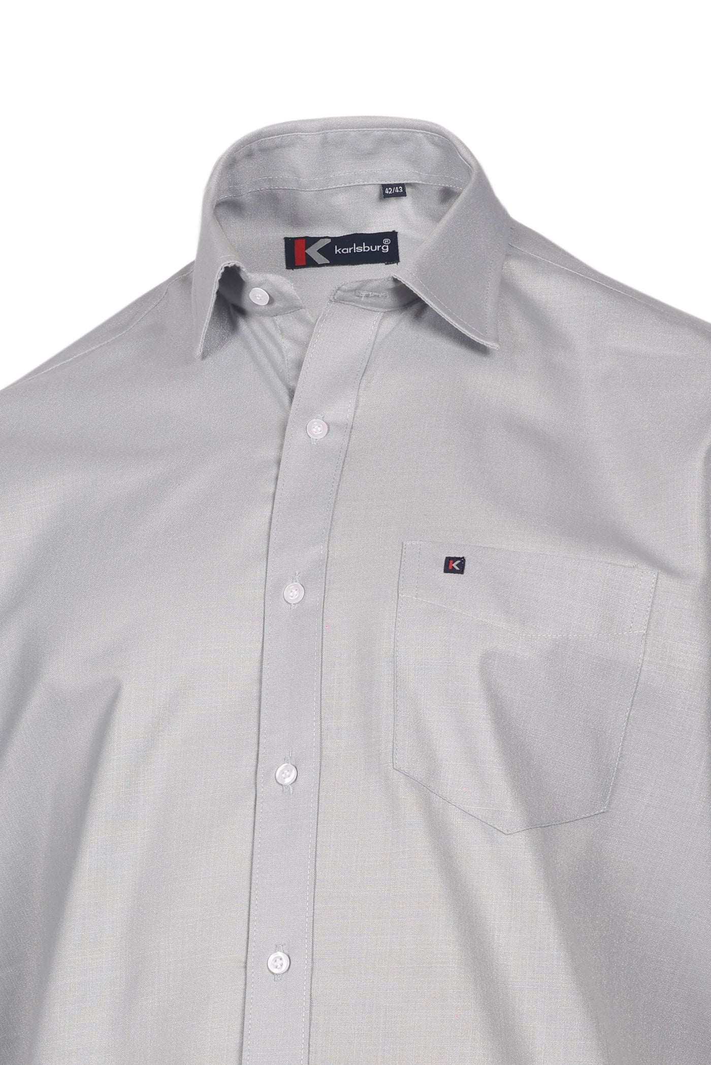Slate Grey Regular Fit Shirt
