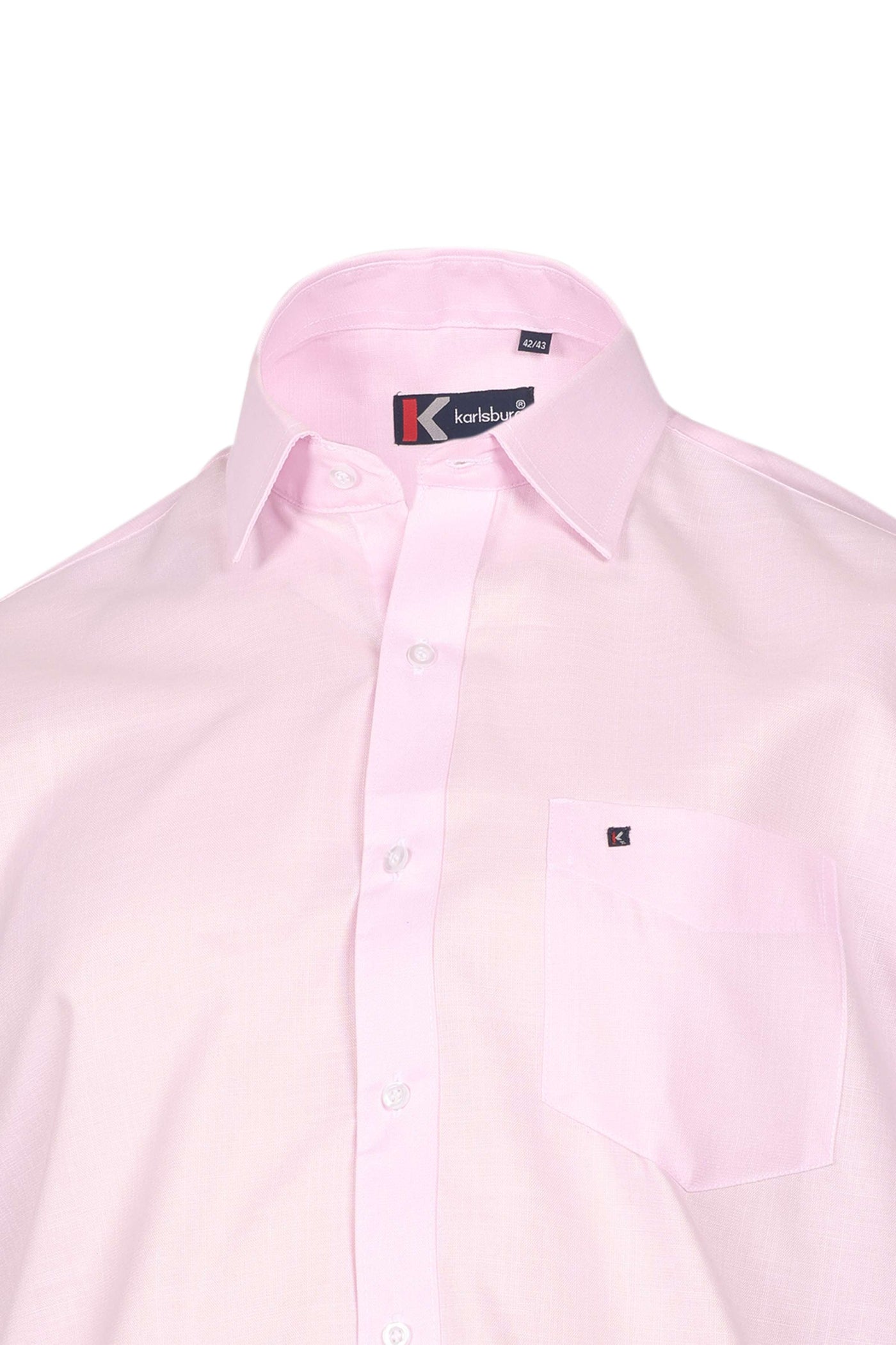 Pastel Pink Mist Regular Fit Shirt