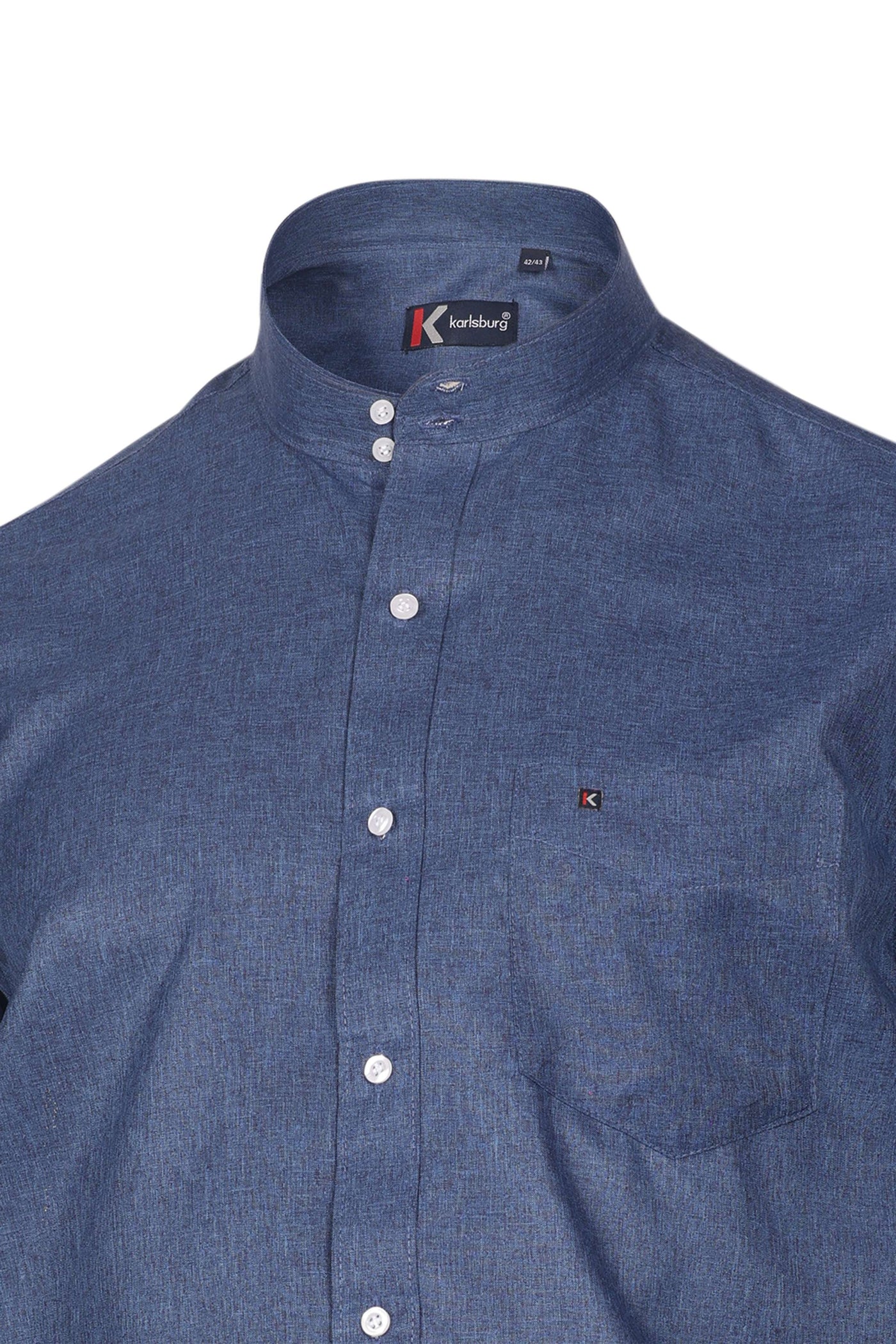 Space Blue Regular Fit Shirt