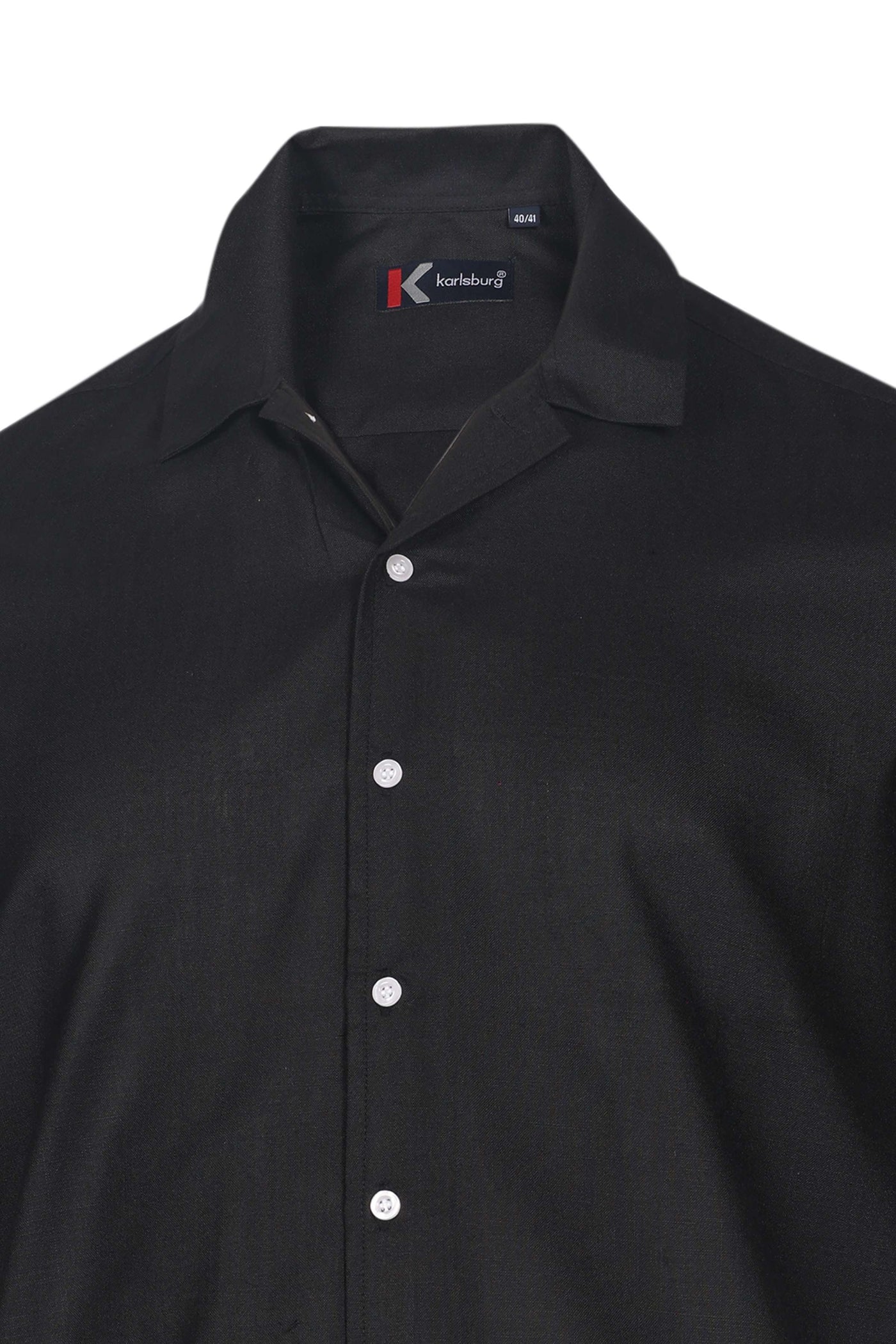 Jet Black Regular Fit Shirt