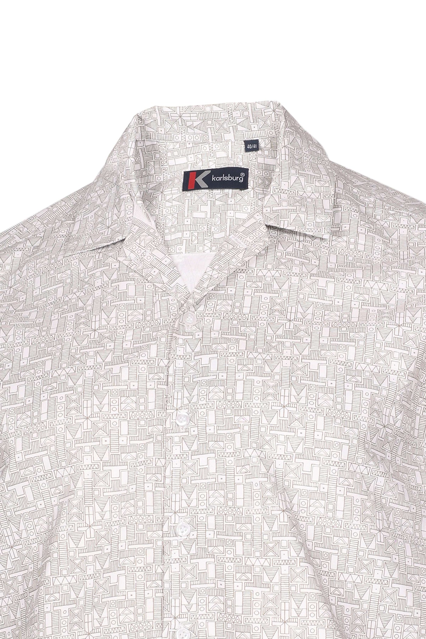 Urban Sketch Regular Fit Shirt - Brown