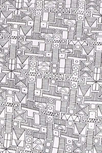 Urban Sketch Regular Fit Shirt - Black