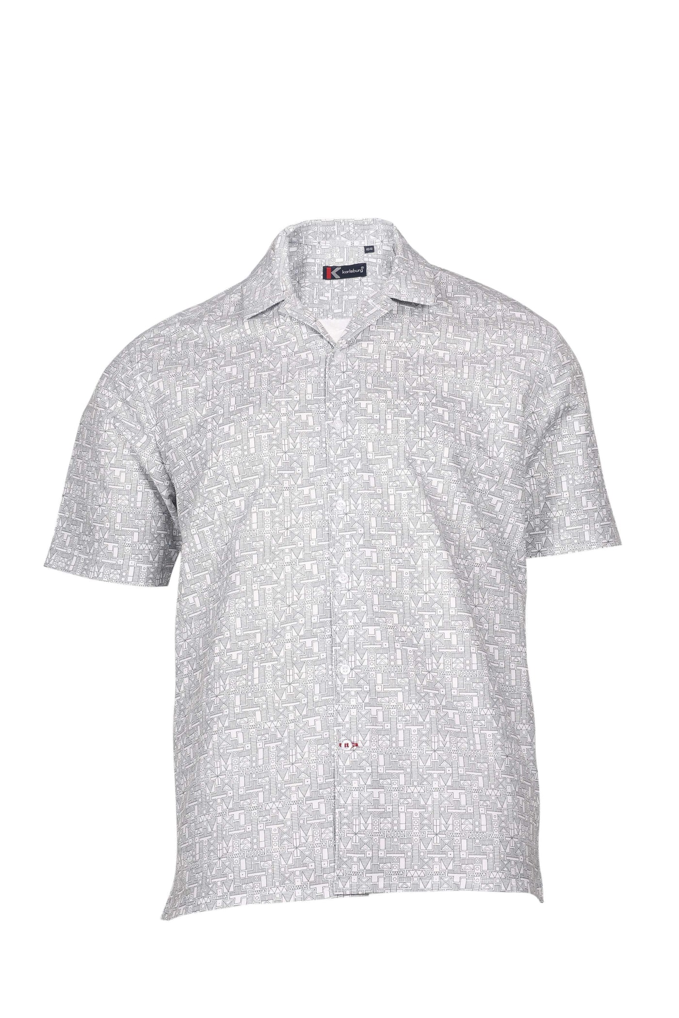Urban Sketch Regular Fit Shirt - Grey