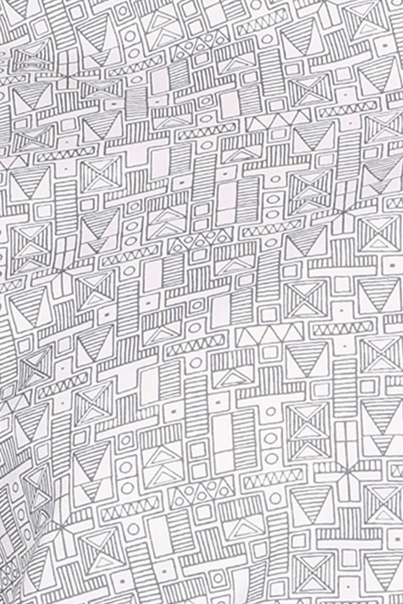 Urban Sketch Regular Fit Shirt - Grey