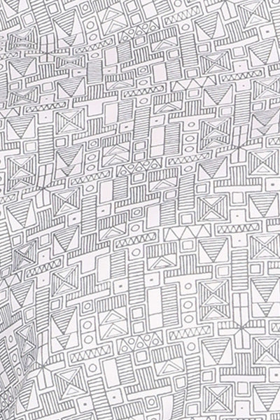 Urban Sketch Regular Fit Shirt - Grey