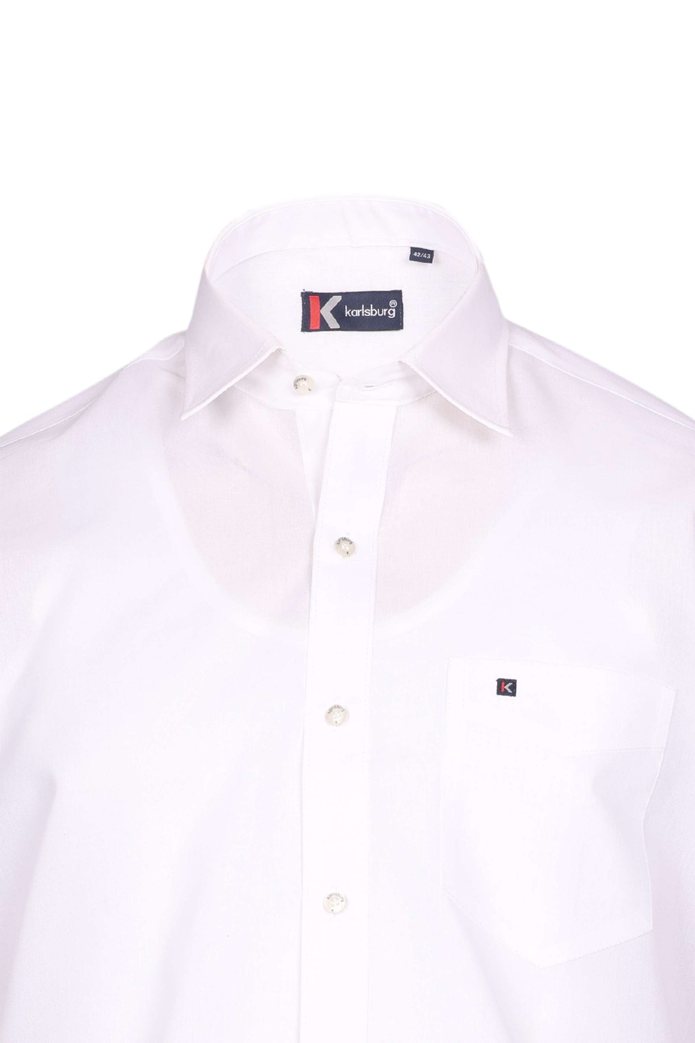 Frosted White Regular Fit Shirt