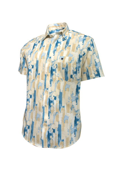 Men's Viscose Print Shirt