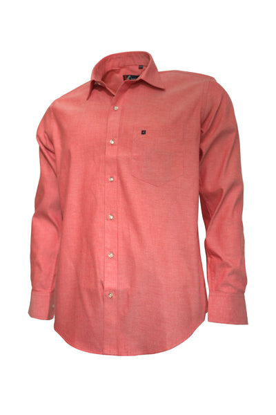 Men's Red Oxford Shirt