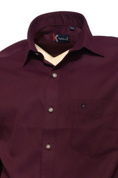 Men's Wine Purple Shirt