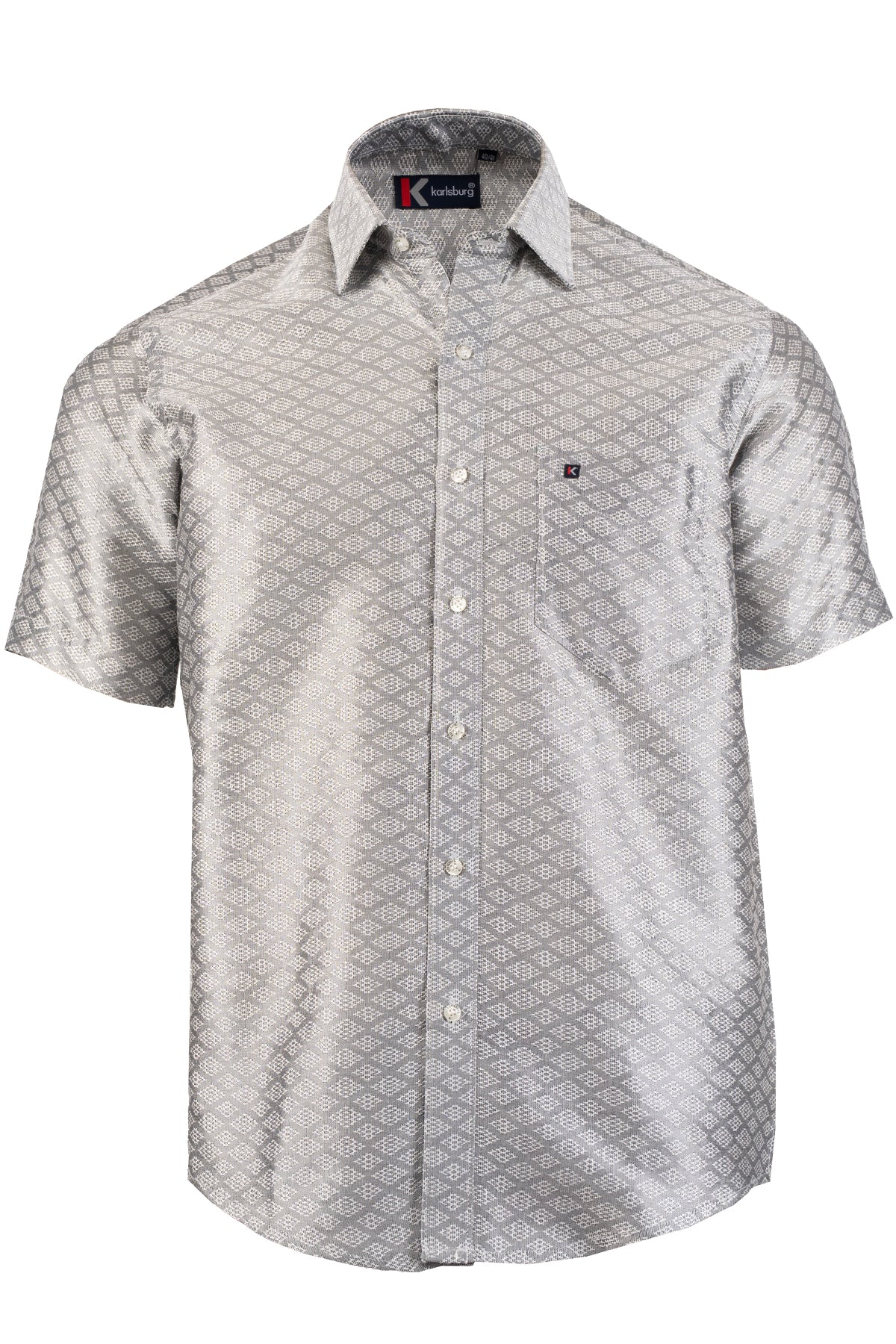 Mens Silver Shirt