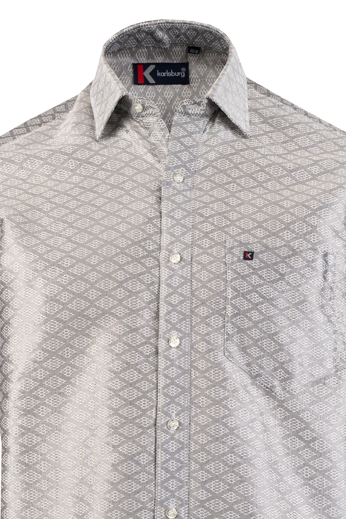 Mens Silver Shirt