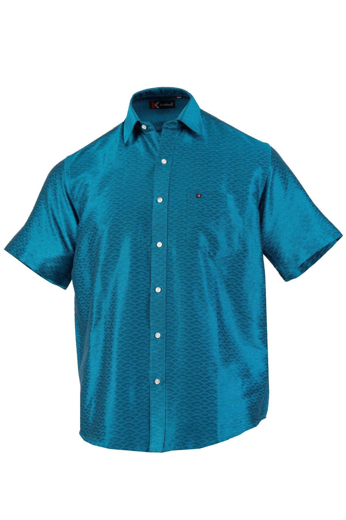 Mens Turquoise Blue Shirt