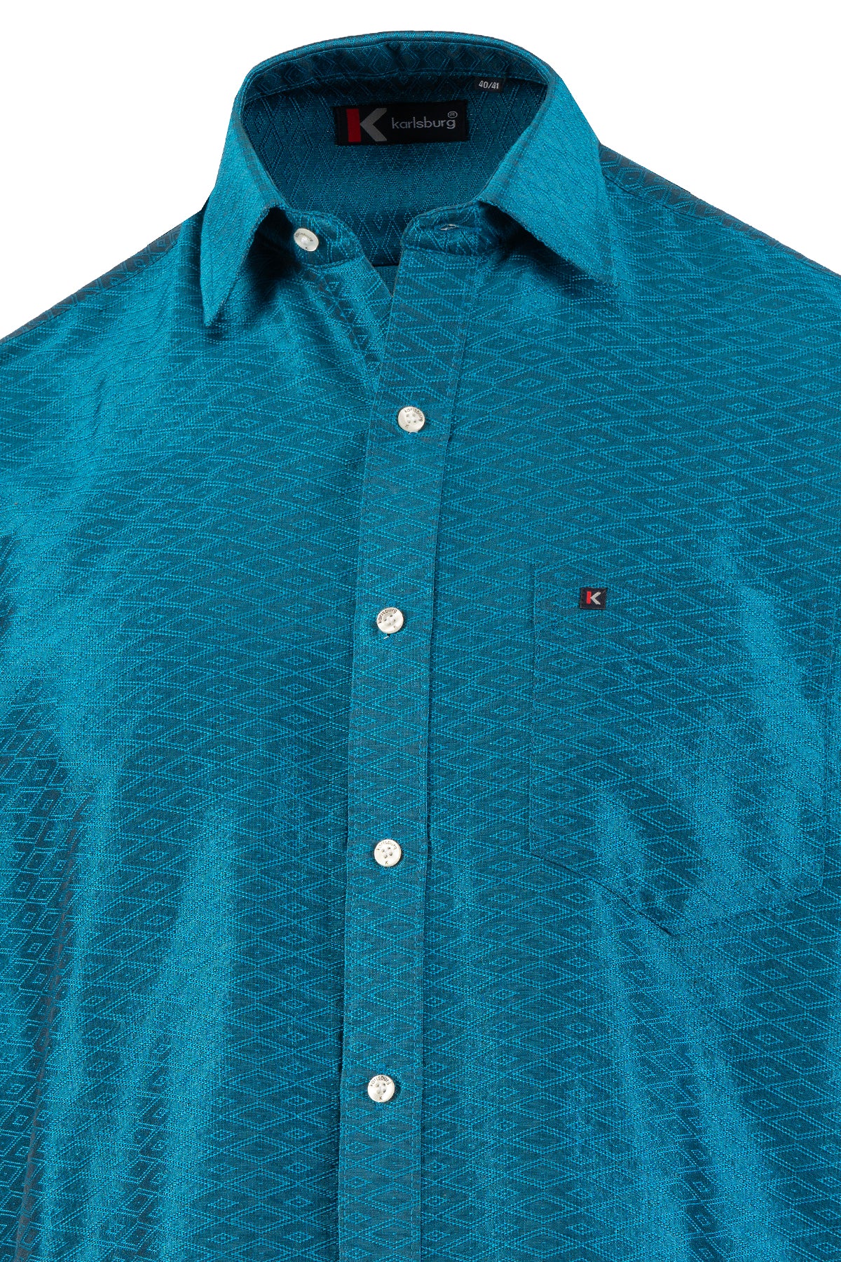 Mens Turquoise Blue Shirt