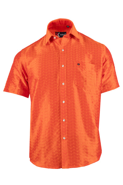 Mens Bright Orange Shirt