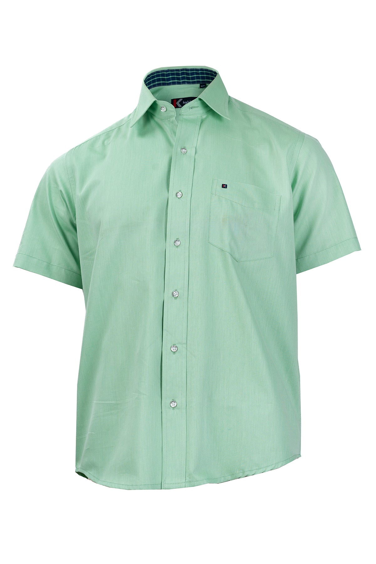 Men's Green Regular Fit Shirt