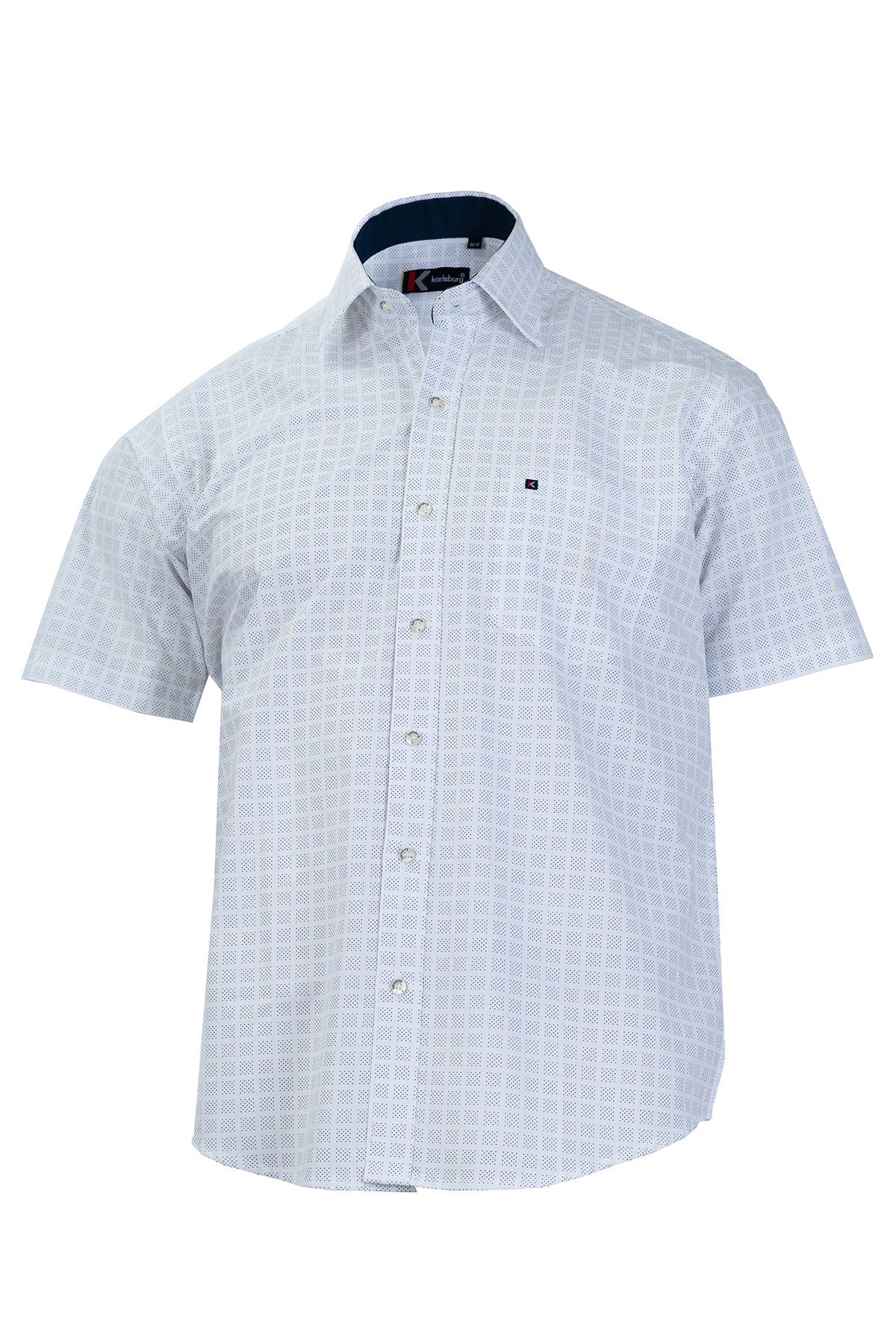 Men's White Printed Shirt