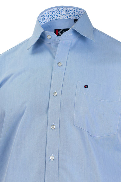 Men's Light Blue Regular Fit Shirt