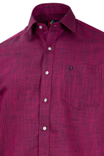 Men's Dark Berry Pink Shirt