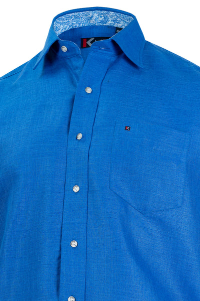 Men's Lapis Blue Regular Fit Shirt