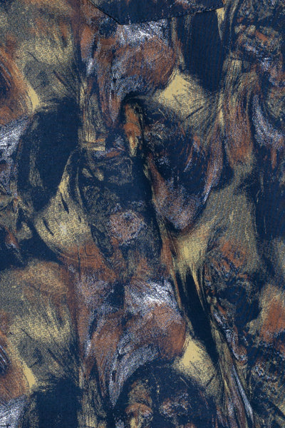 Men's Navy Blue Mystic Printed Shirt