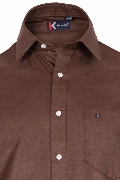 Men's Coffee Brown Shirt