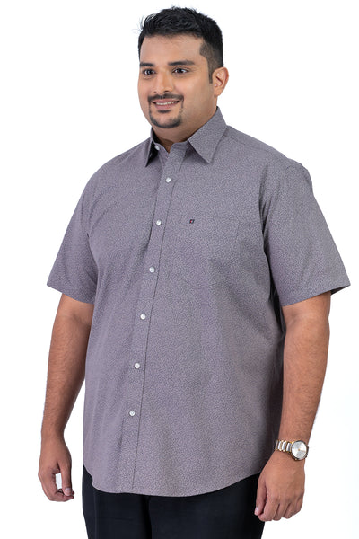 Men's  Ash Black Plus Size Shirt