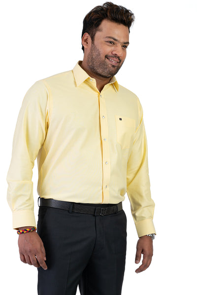 Mens  Yellow Oxford Shirt
