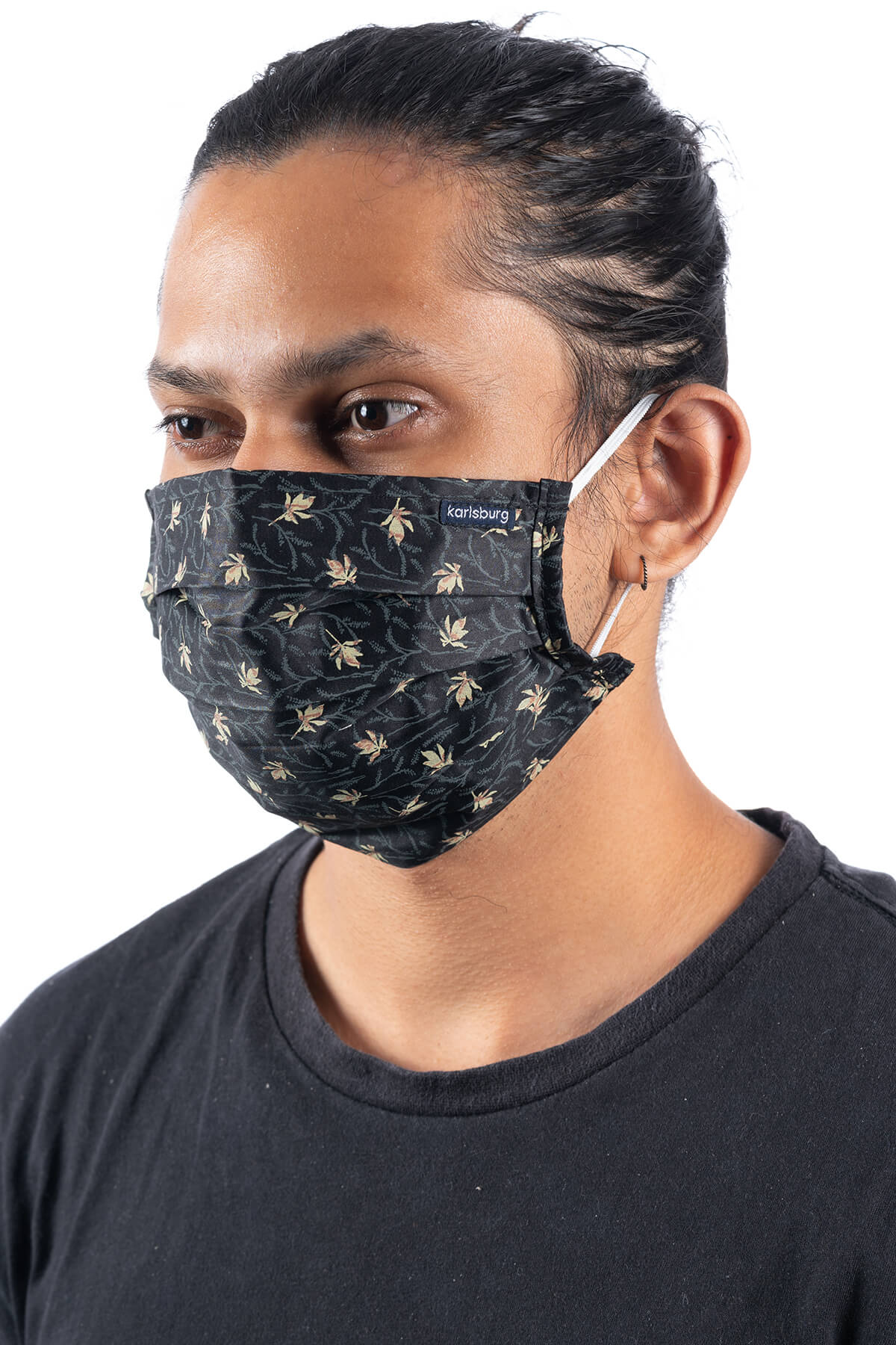 Black and Grey Adult Face Mask - Pack of 10