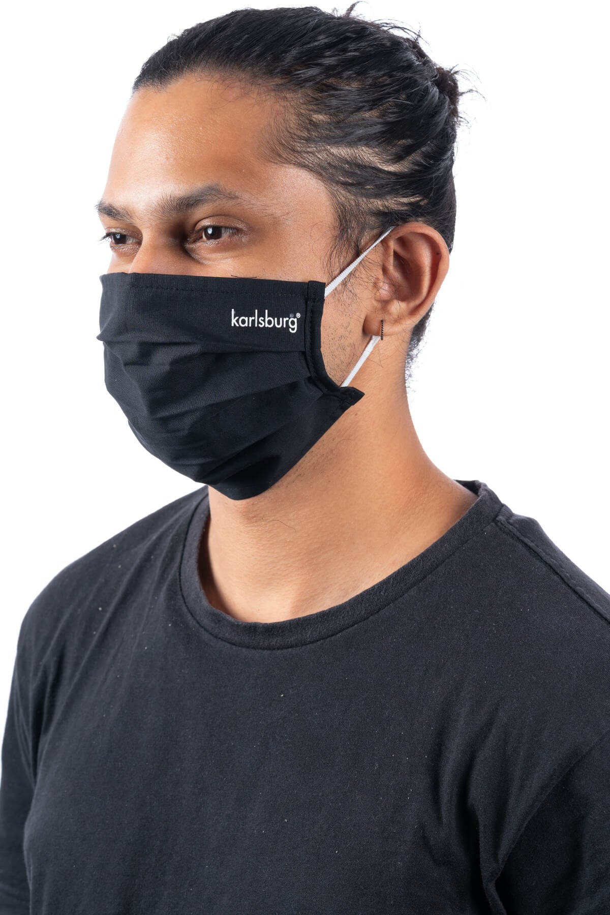 Black Adult Face Mask - Pack of 10