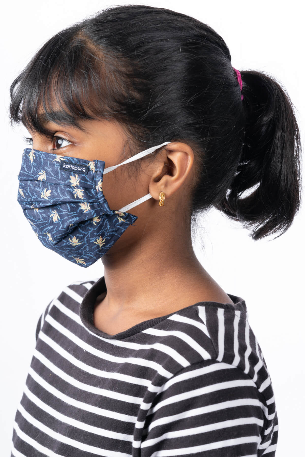 Navy and Blue Kids Face Mask - Pack of 10